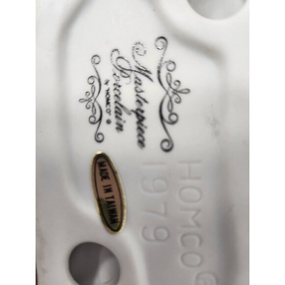 Vintage 1979 Homco Masterpiece Porcelain Mockingbird Mom & Baby Bird Figurine - Picture 9 of 12